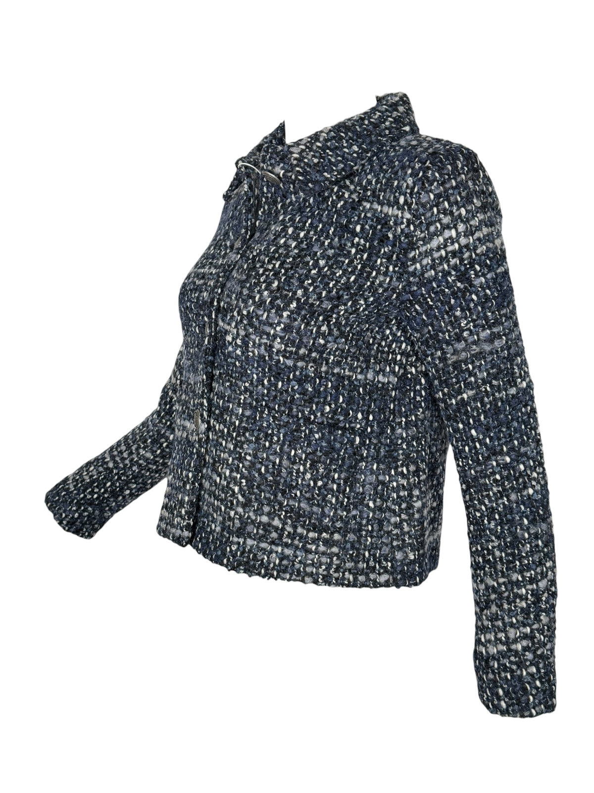 SAND COPENHAGEN TWEED JACKET - BLUE MIX