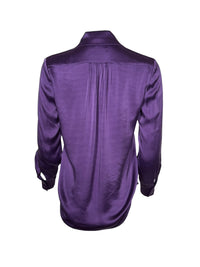SAND COPENHAGEN STRETCH SILK TOP - ORCHID