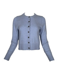 REPEAT CASHMERE CARDIGAN - DUST