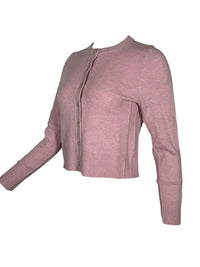 REPEAT CASHMERE CARDIGAN - GLOSS