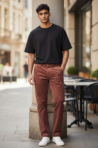 MAC MEN'S DRIVERS CORDUROY PANT - BORDEAUX