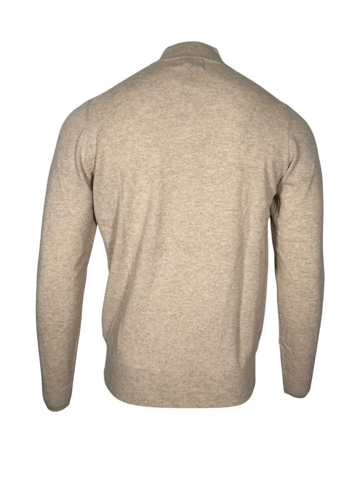 ALAN PAINE CAIRNS 1/4 ZIP SWEATER - IRISH CREAM