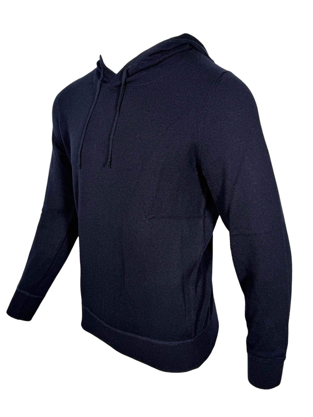 ALAN PAINE FELTON CASHMERE HOODED SWEATER - DARK NAVY