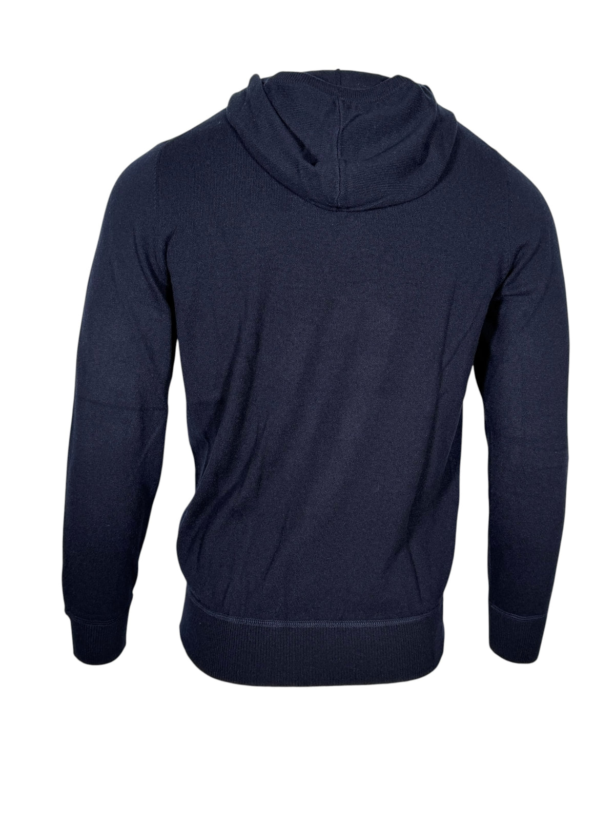 ALAN PAINE FELTON CASHMERE HOODED SWEATER - DARK NAVY