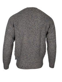 ALAN PAINE LOCHAN YAK BLEND CREW SWEATER - COASTLINE