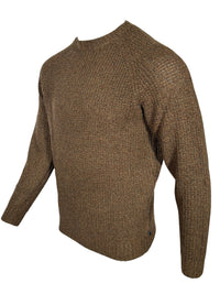ALAN PAINE LOCHAN YAK BLEND CREW SWEATER - NEVIS
