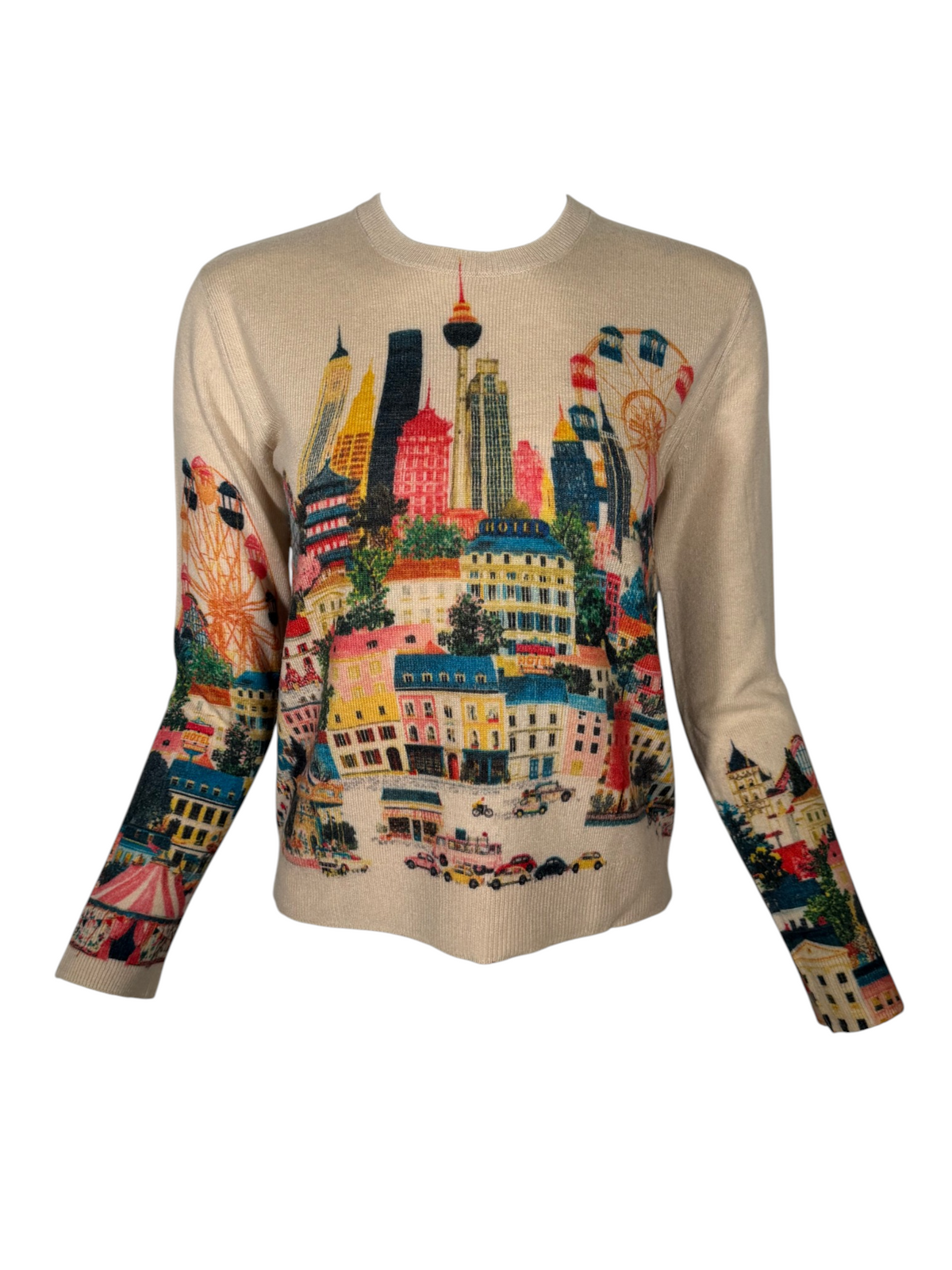 VILAGALLO JERSEY ESTAMPADO SWEATER