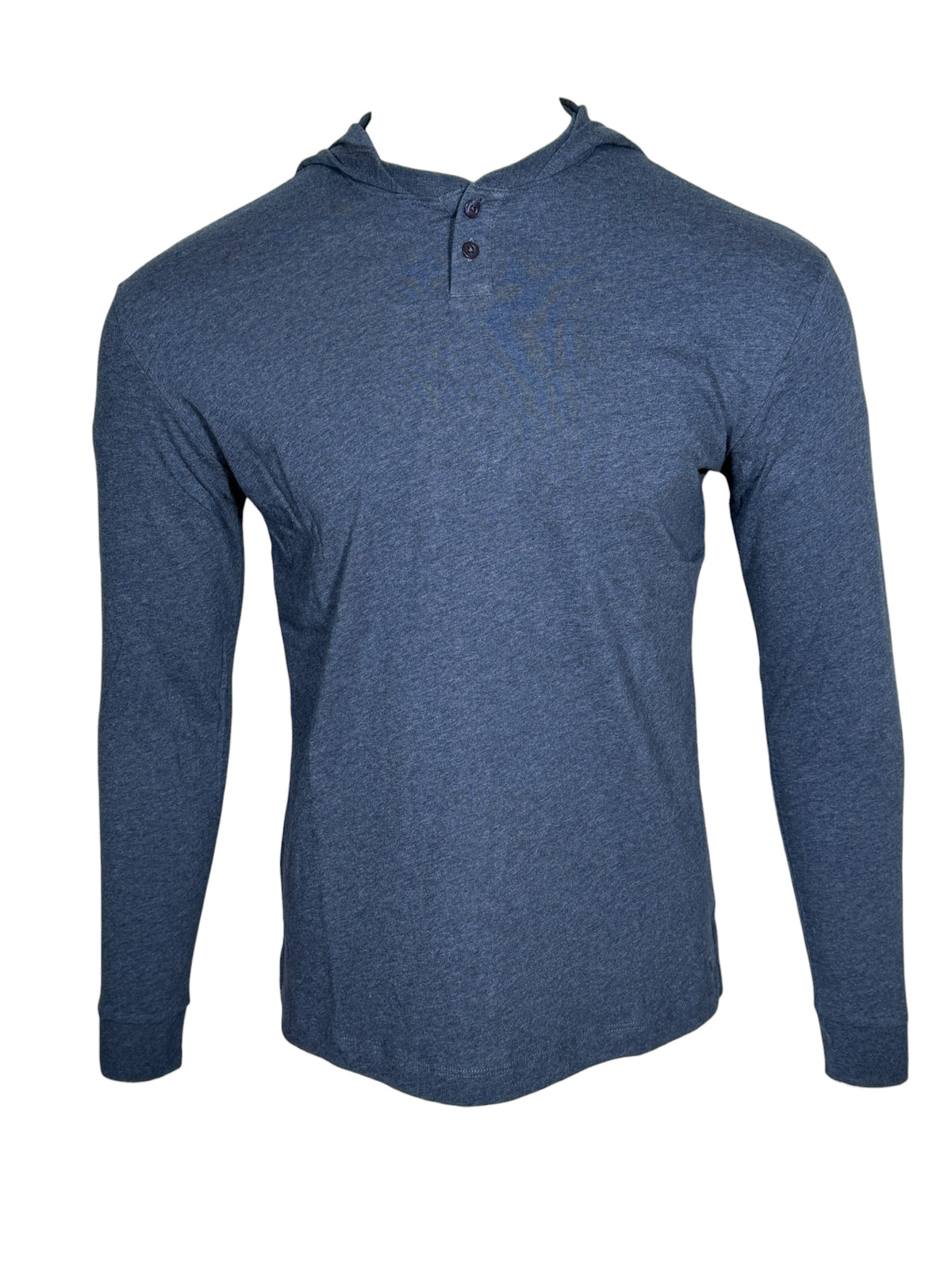 LEFT COAST TEE LINCOLN CITY HOODED SWEATER - NAVY MELANGE