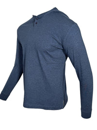 LEFT COAST TEE LINCOLN CITY HOODED SWEATER - NAVY MELANGE