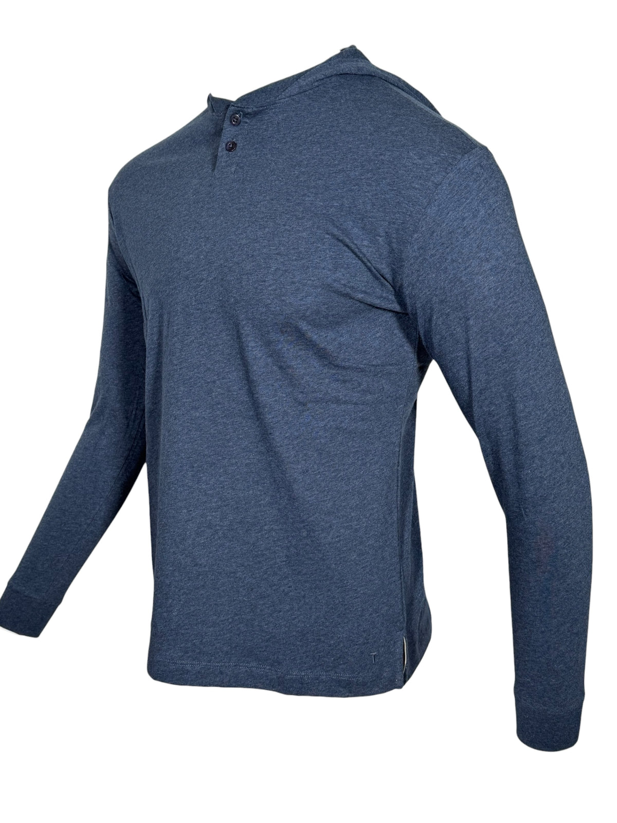 LEFT COAST TEE LINCOLN CITY HOODED SWEATER - NAVY MELANGE