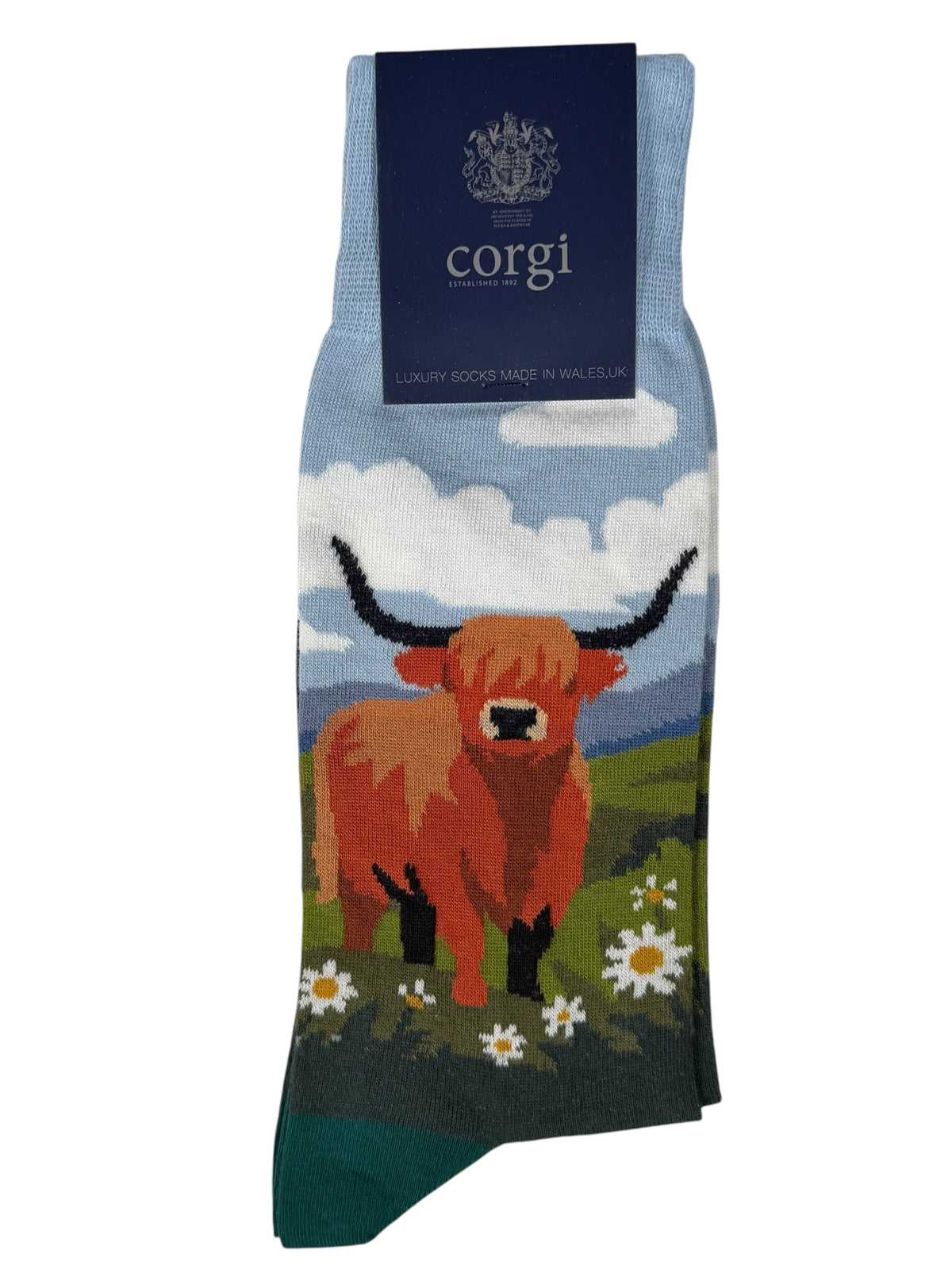 CORGI MEN'S SOCK - HIGHLAND COW