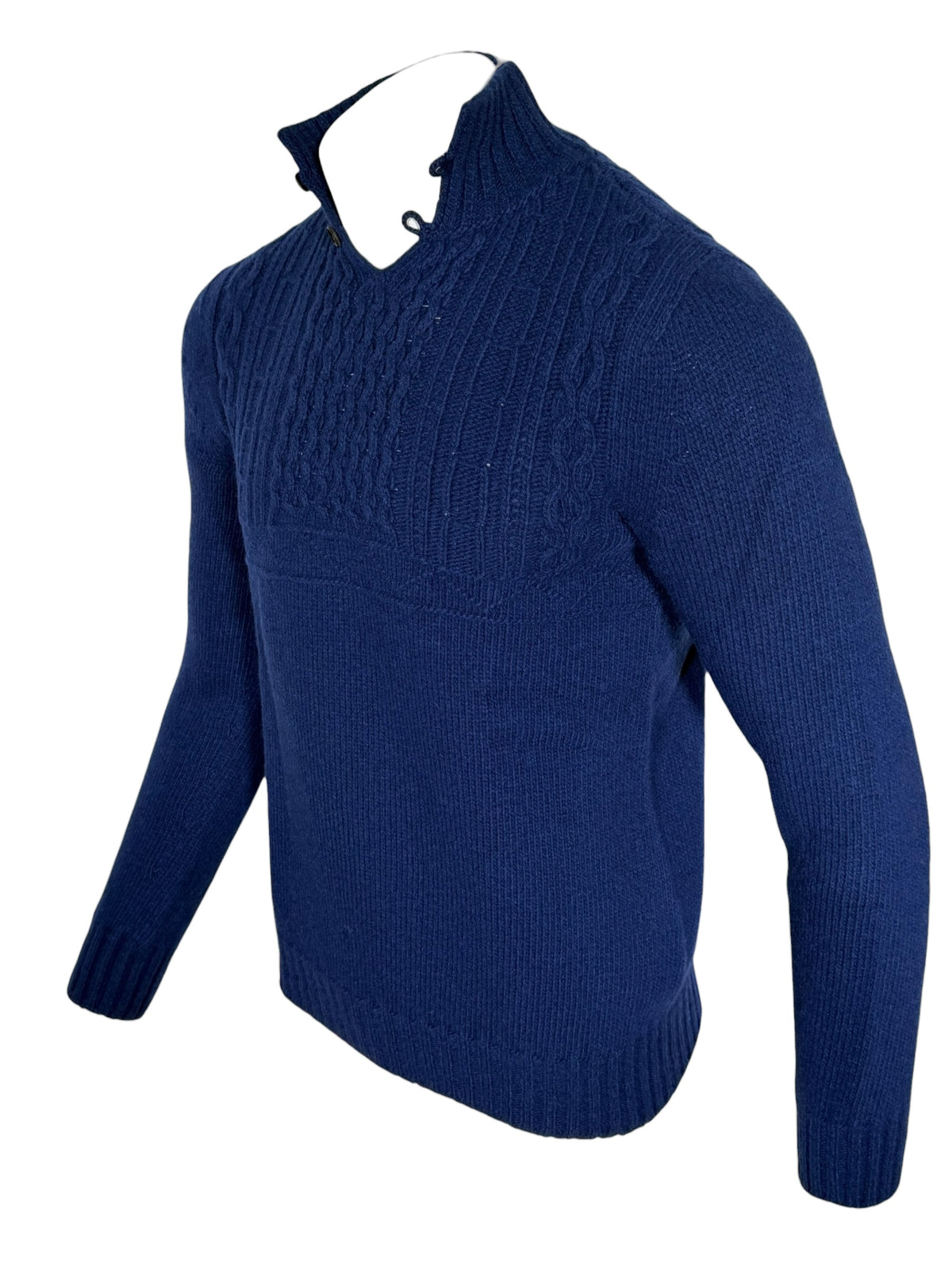INIS MEAIN MAIRTIN BEAG SWEATER - COBALT