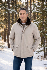 MANTO - LORO PIANA STORM SYSTEM WOOL-CASH COAT - LIGHT GREY