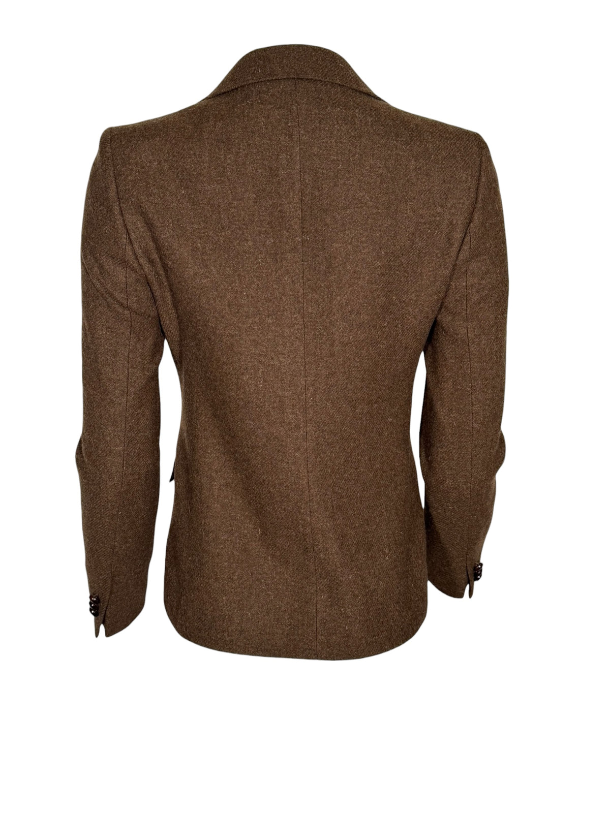 SAND COPENHAGEN SHETLAND BLAZER - BROWN