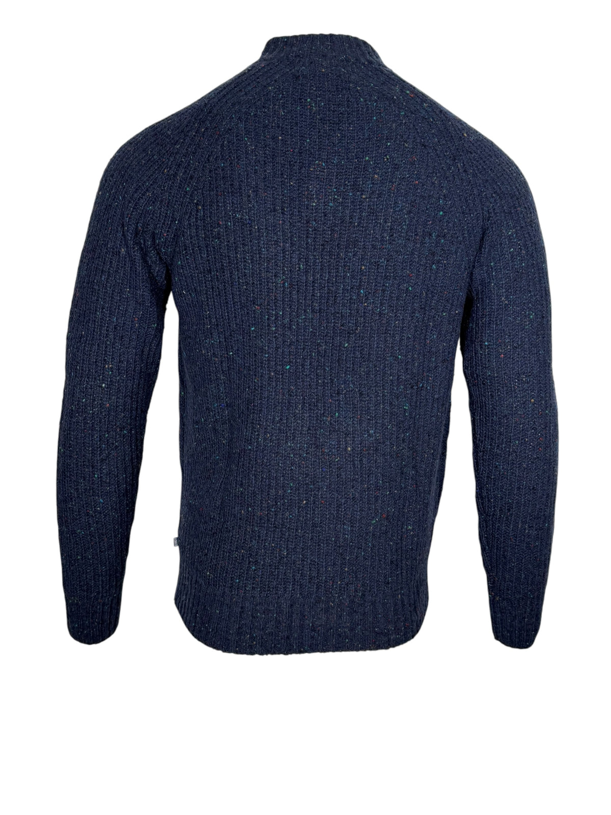 ALAN PAINE DALIGAN DONEGAL 1/4 ZIP SWEATER - NAVY