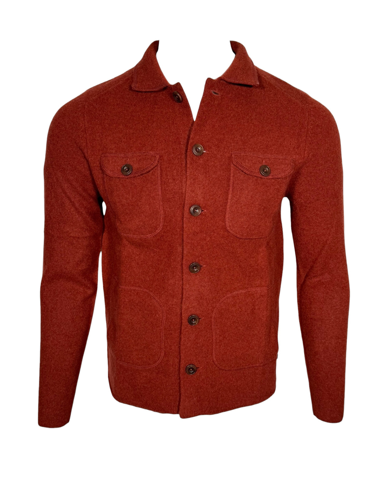 ALAN PAINE FERNDALE WOOL SHIRT JACKET - SIENNA