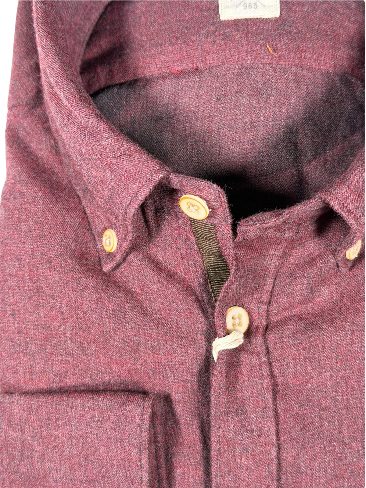 GMF 965 MEN'S SPORT SHIRT - BURGUNDY