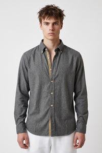 GMF 965 MEN'S SPORT SHIRT - DARK GREEN