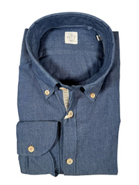 GMF 965 MEN'S SPORT SHIRT - DARK BLUE DENIM