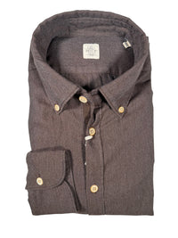 GMF 965 MEN'S SPORT SHIRT - CHOCOLATE