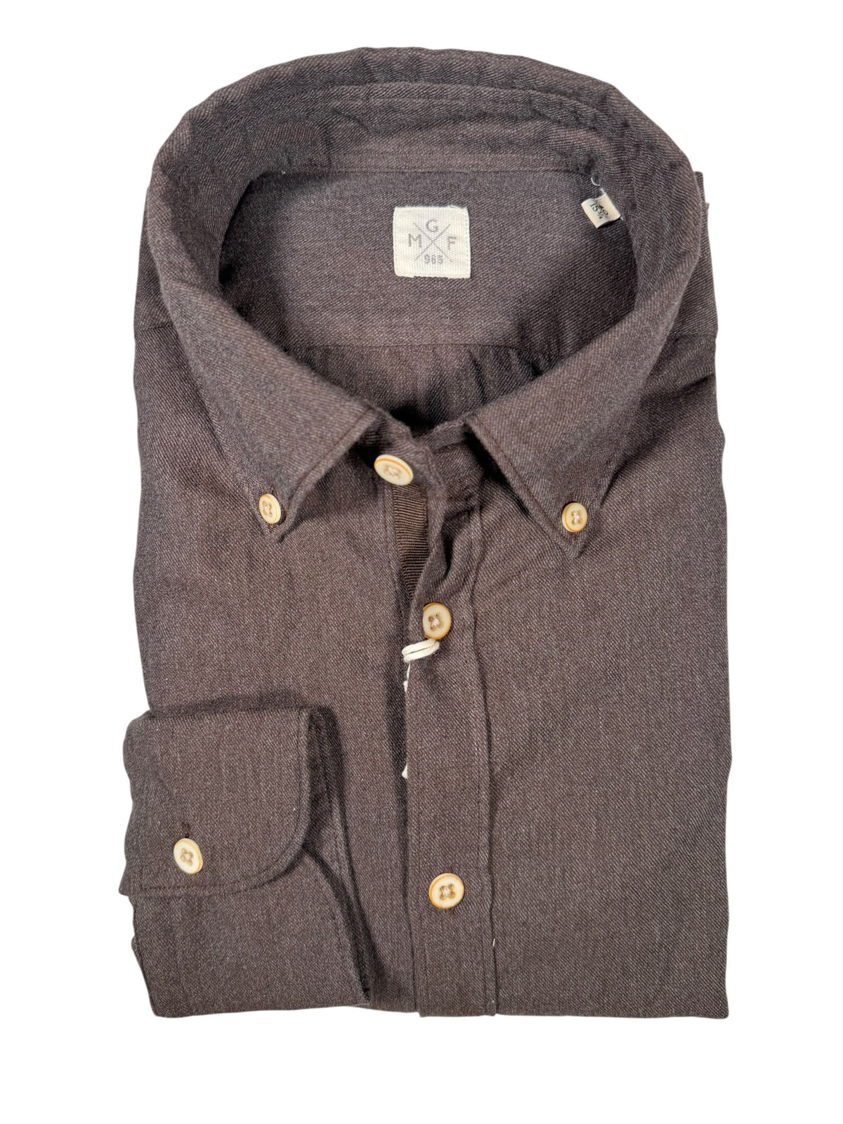 GMF 965 MEN'S SPORT SHIRT - CHOCOLATE