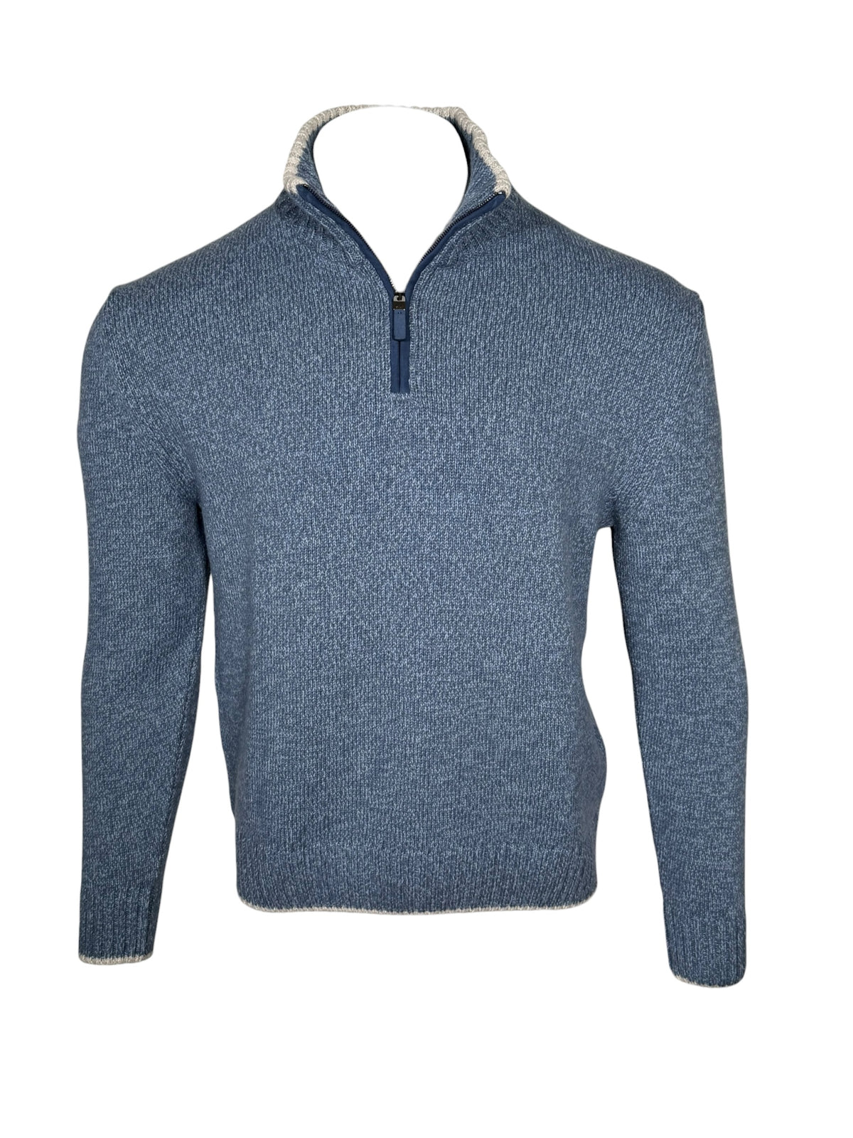 PAUL & SHARK - CASHMERE WOOL HALF ZIP SWEATER - INFINITY-SKYRIDE
