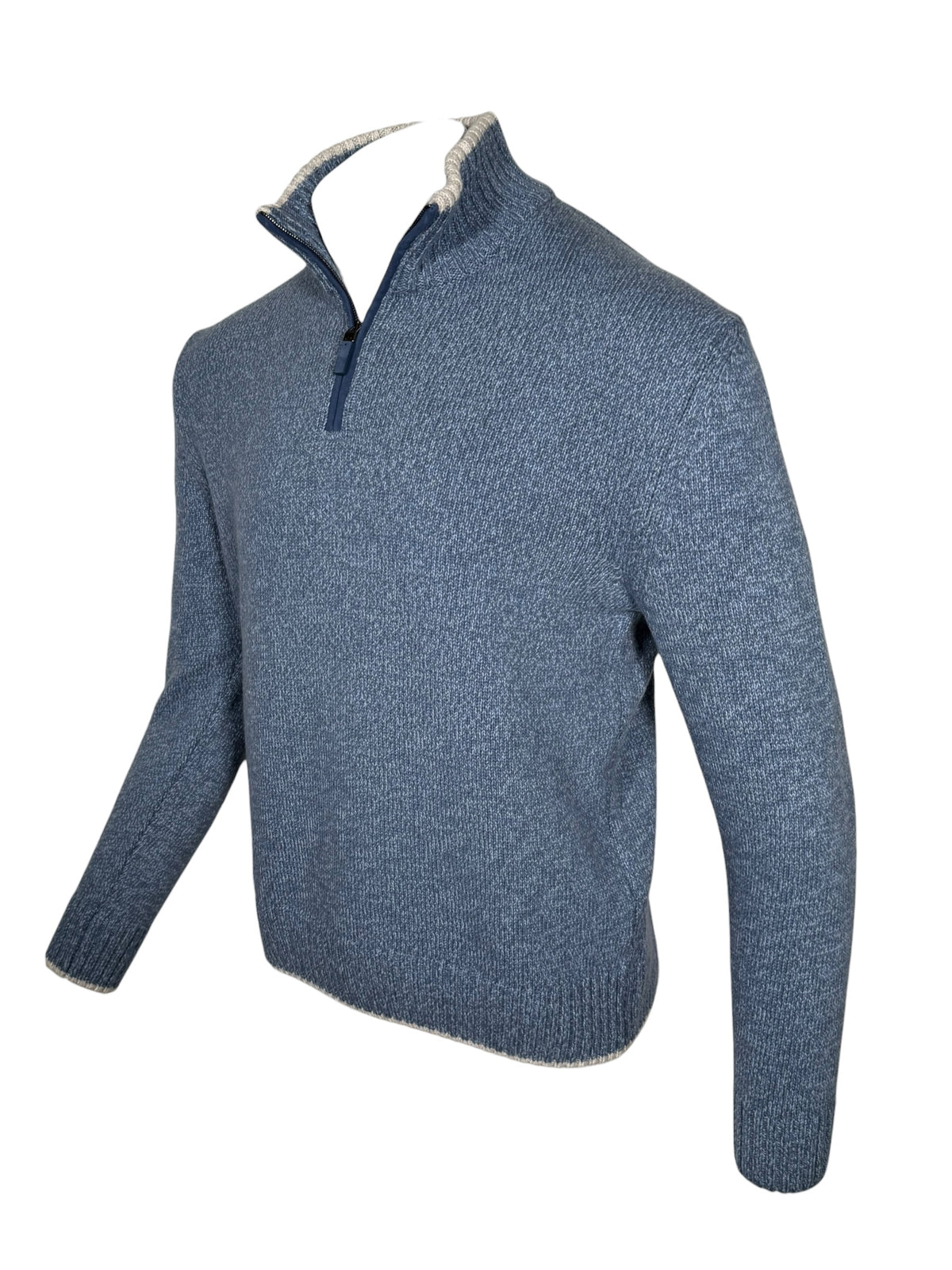 PAUL & SHARK - CASHMERE WOOL HALF ZIP SWEATER - INFINITY-SKYRIDE