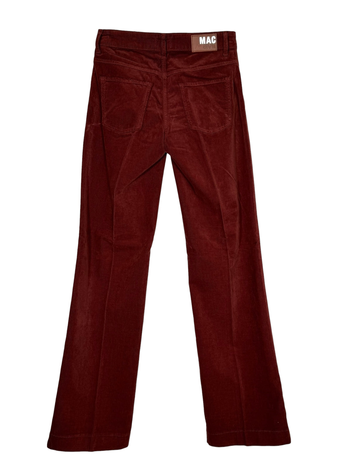 MAC WOMEN'S CORDUROY WIDE PANT - RUST RED