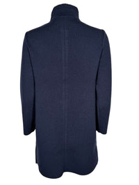 ANNECLAIRE KNIT DOUBLE COAT - NAVY