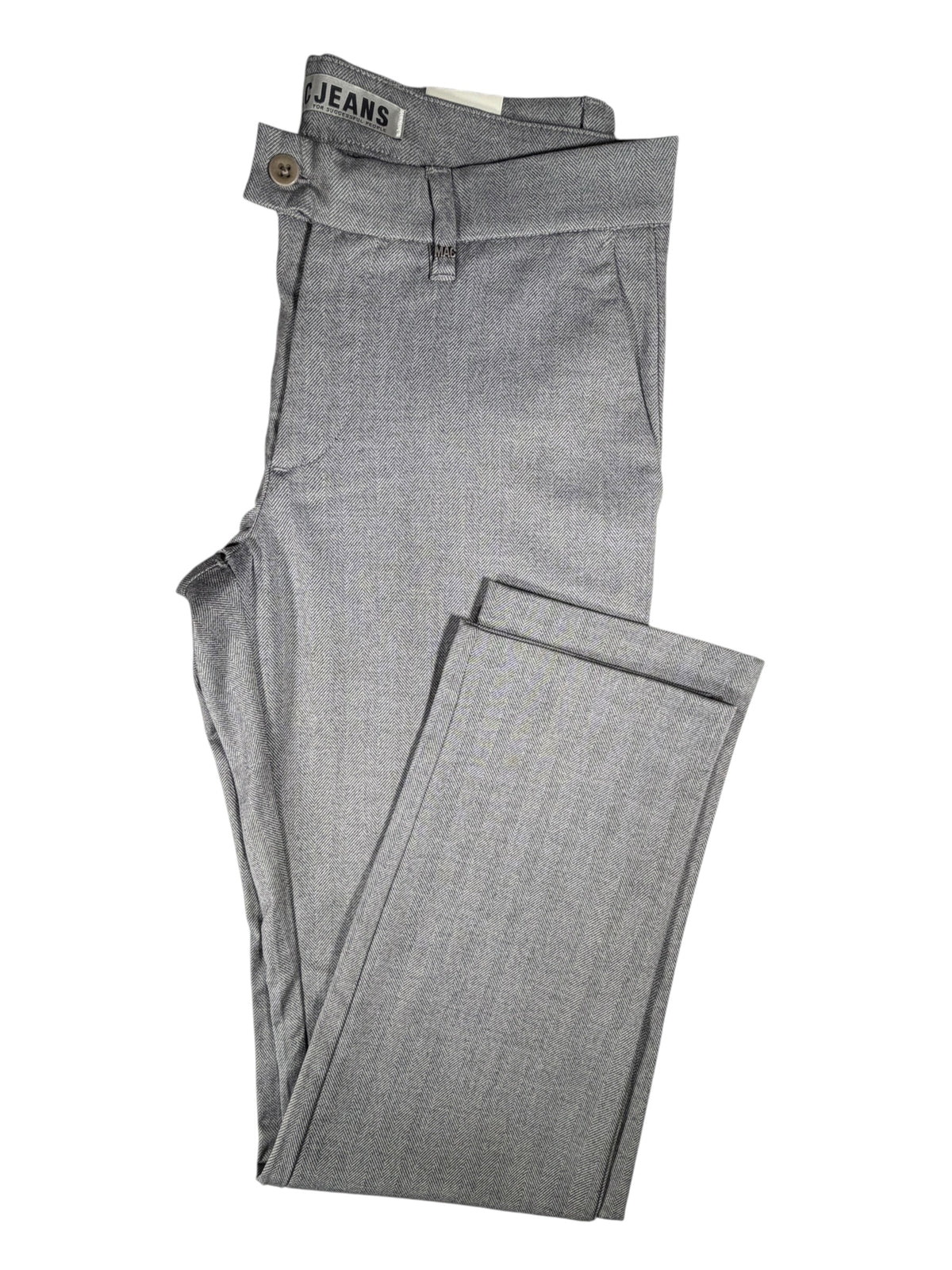 MAC MEN'S LENNOX WOOLY HERRINGBONE PANT - GREY