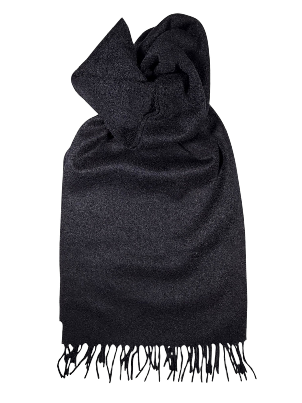 JOSHUA ELLIS CASHMERE SCARF - SOLID NAVY