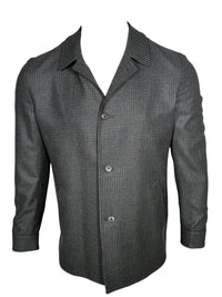 OARS & OLD IVY WOOL BLEND JACKET - GREEN MINI HOUNDSTOOTH