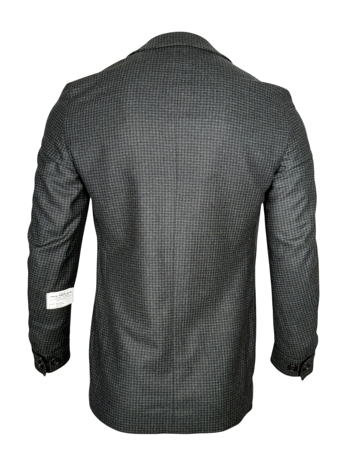 OARS & OLD IVY WOOL BLEND JACKET - GREEN MINI HOUNDSTOOTH