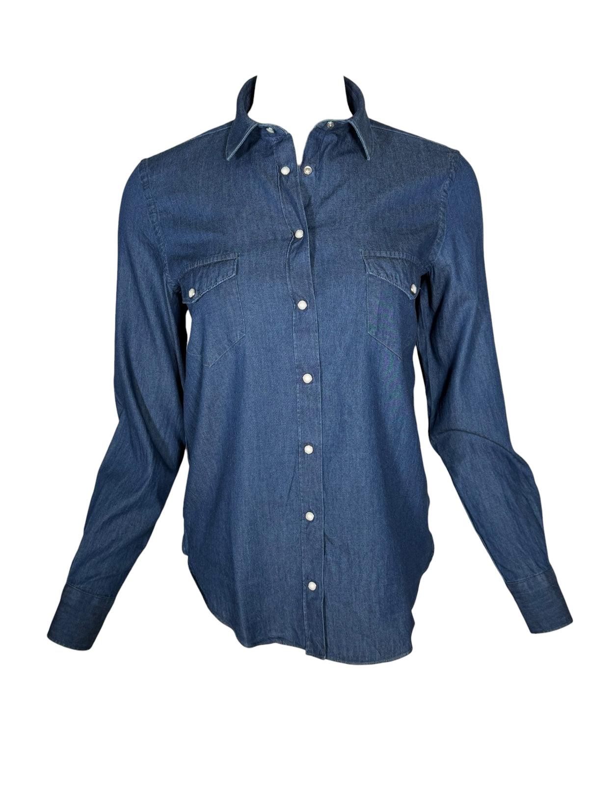 GIANGI NAPOLI WOMEN'S KIT DENIM SHIRT - NAVY