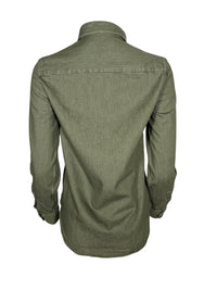 GIANGI NAPOLI WOMEN'S KIT DENIM SHIRT - OLIVE