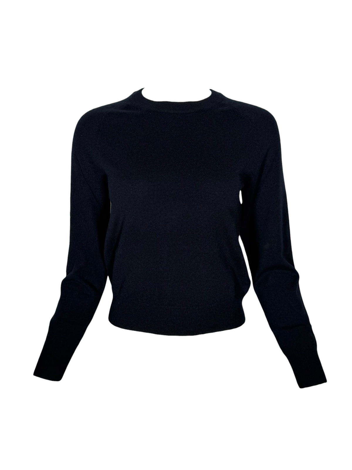 REPEAT CASHMERE PULLOVER - NAVY