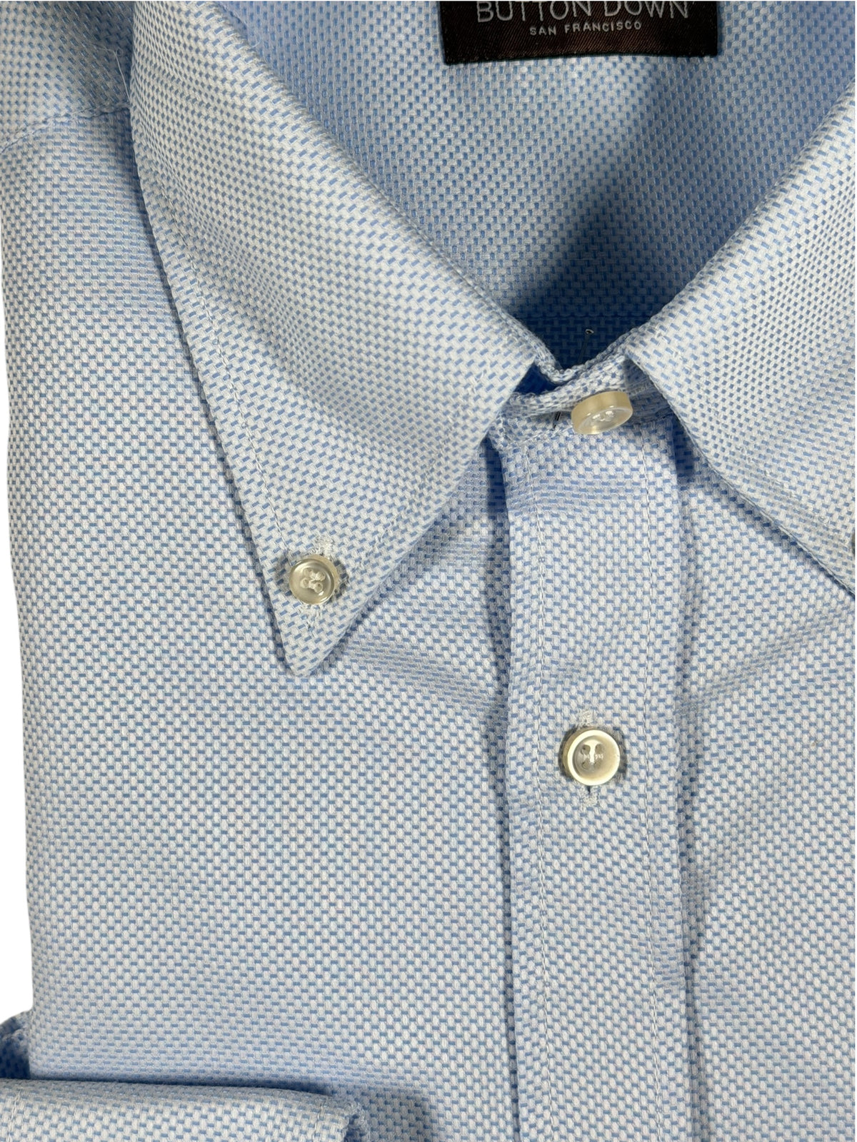 BUTTON DOWN DRESS SHIRT - SOLID LIGHT BLUE LINK