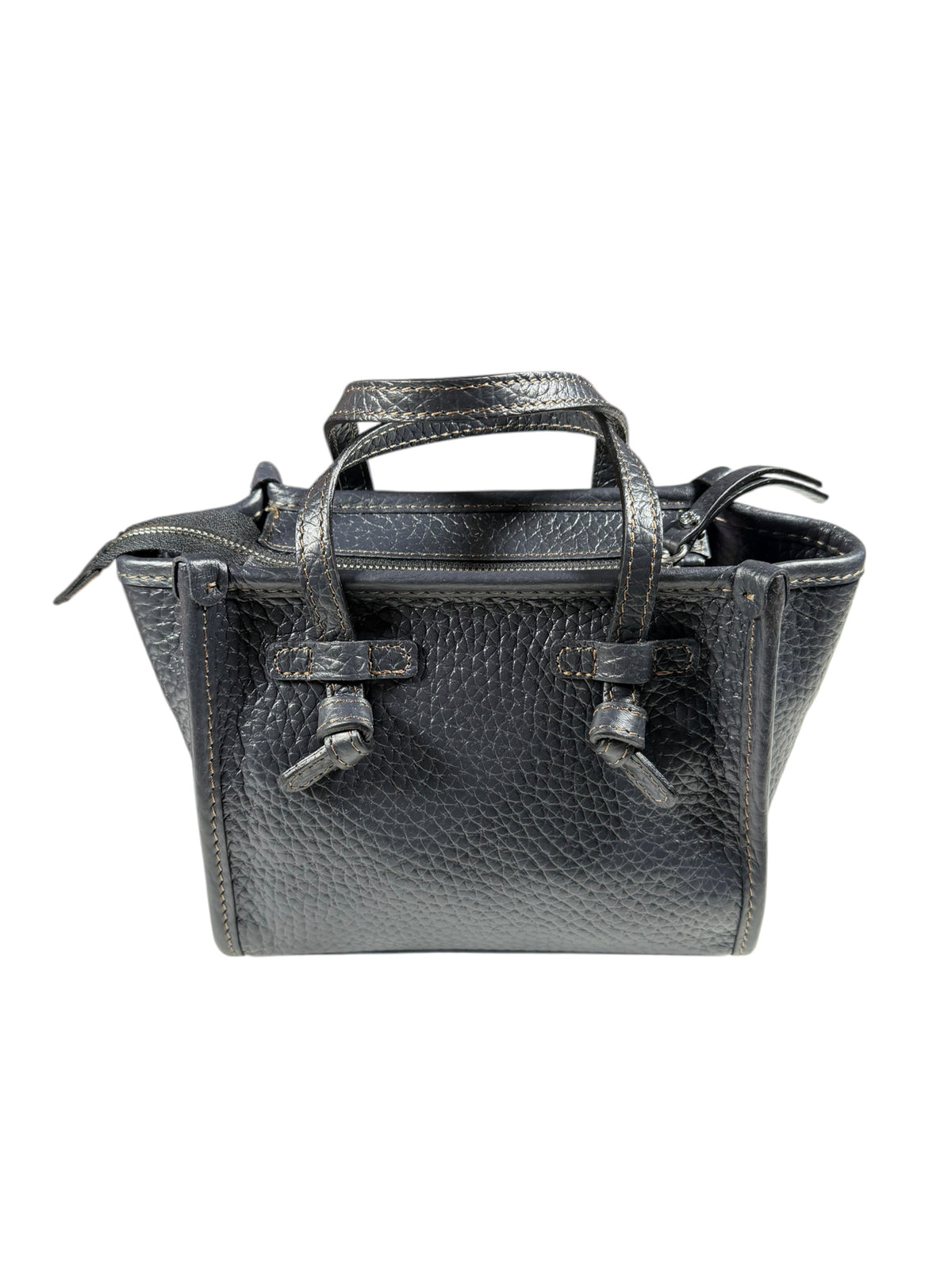 GIANNI CHIARINI LEATHER HANDBAG - NOTTURNO