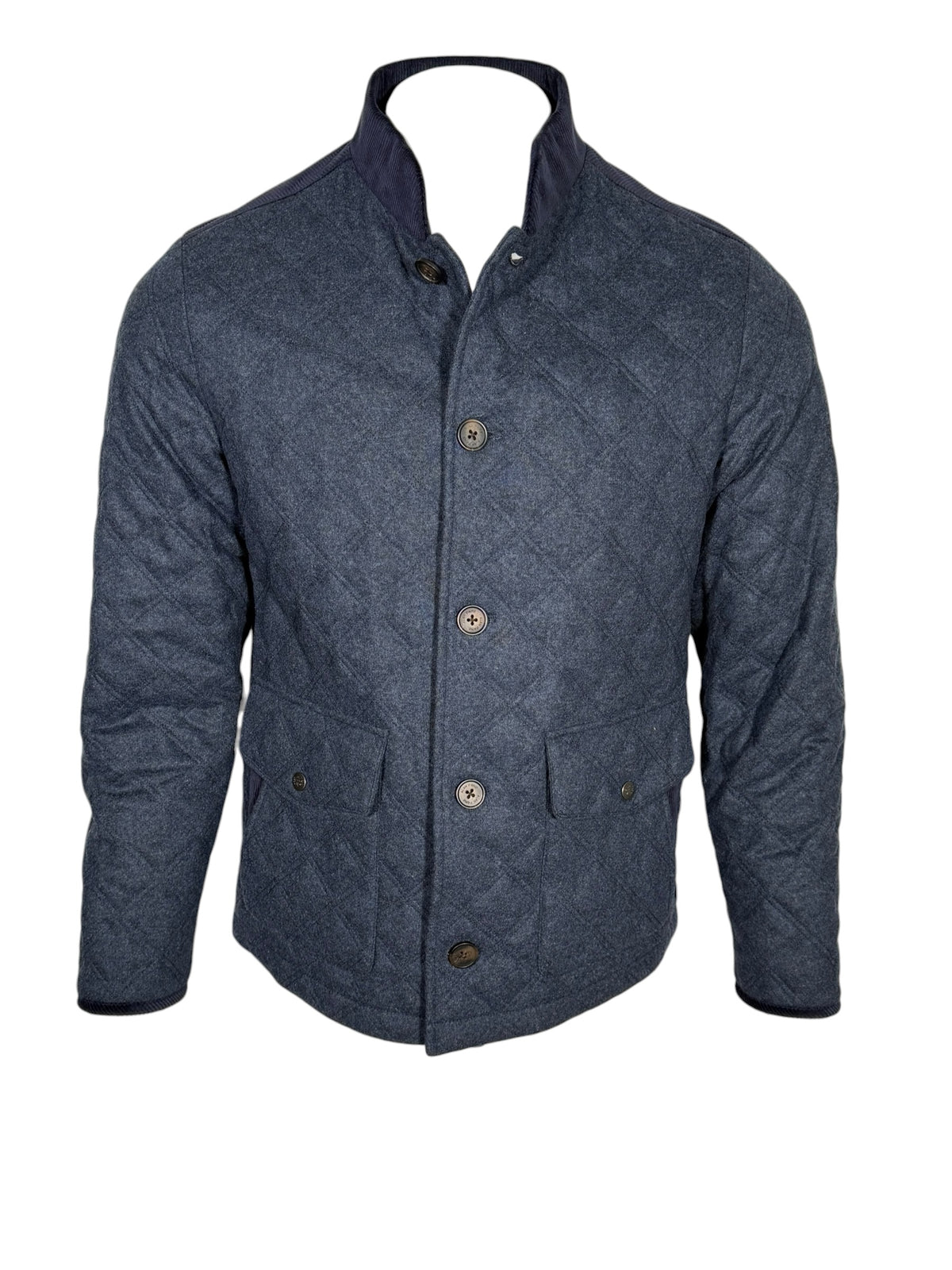 ALAN PAINE RICHMOND QUILTED JACKET - NAVY