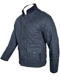 ALAN PAINE RICHMOND QUILTED JACKET - NAVY