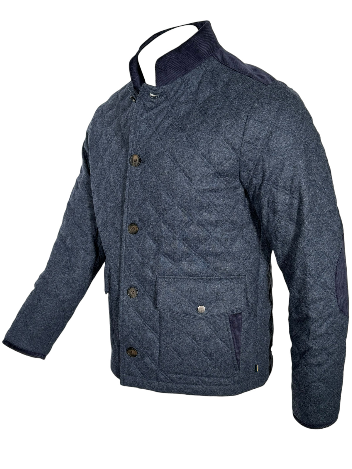 ALAN PAINE RICHMOND QUILTED JACKET - NAVY