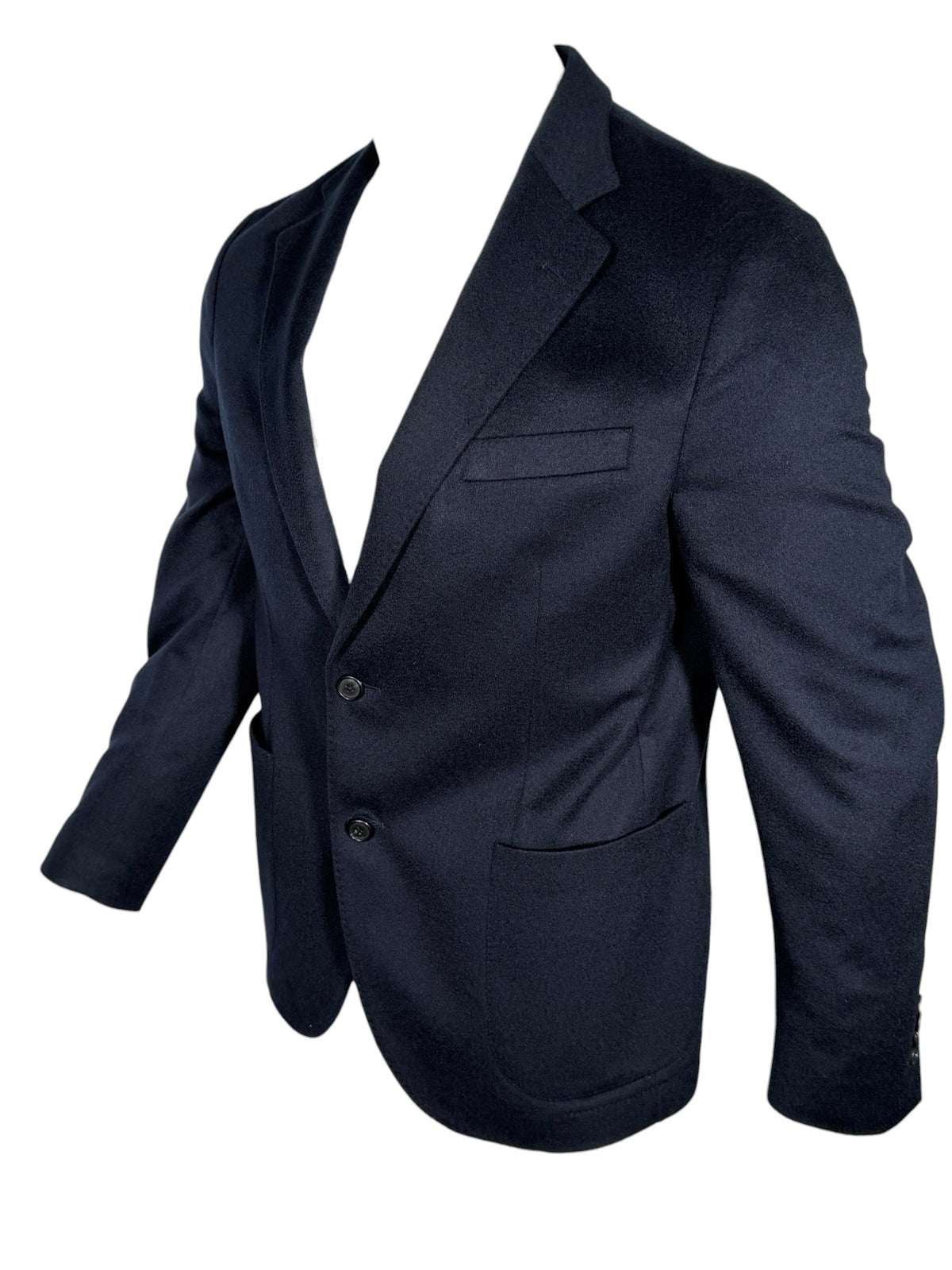 OARS & OLD IVY CASHMERE SPORT COAT - NAVY