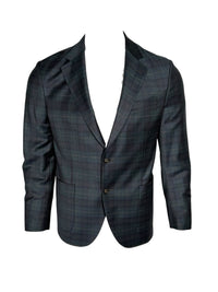 OARS & OLD IVY WOOL SPORT COAT - GREEN PLAID