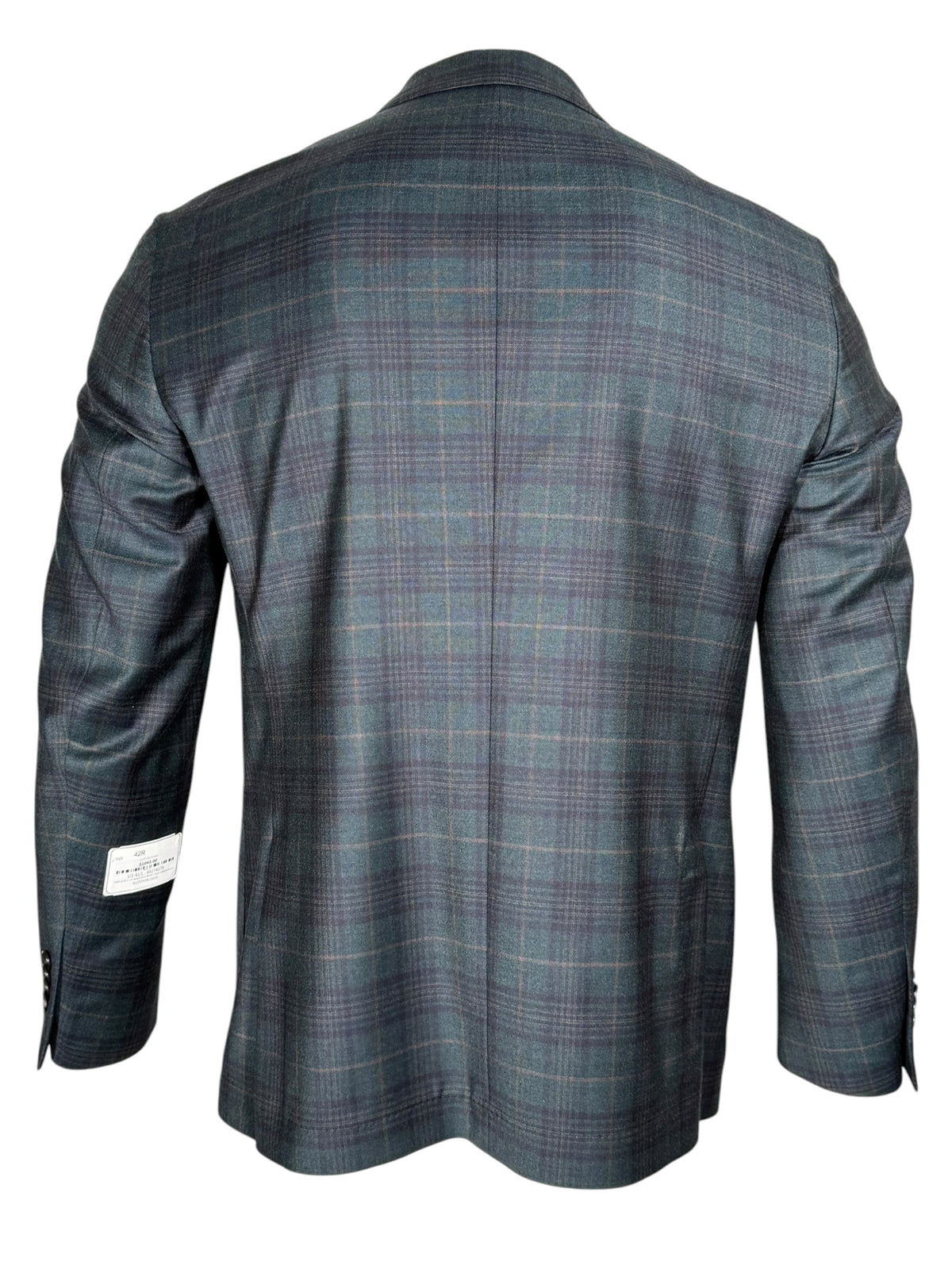 OARS & OLD IVY WOOL SPORT COAT - GREEN PLAID