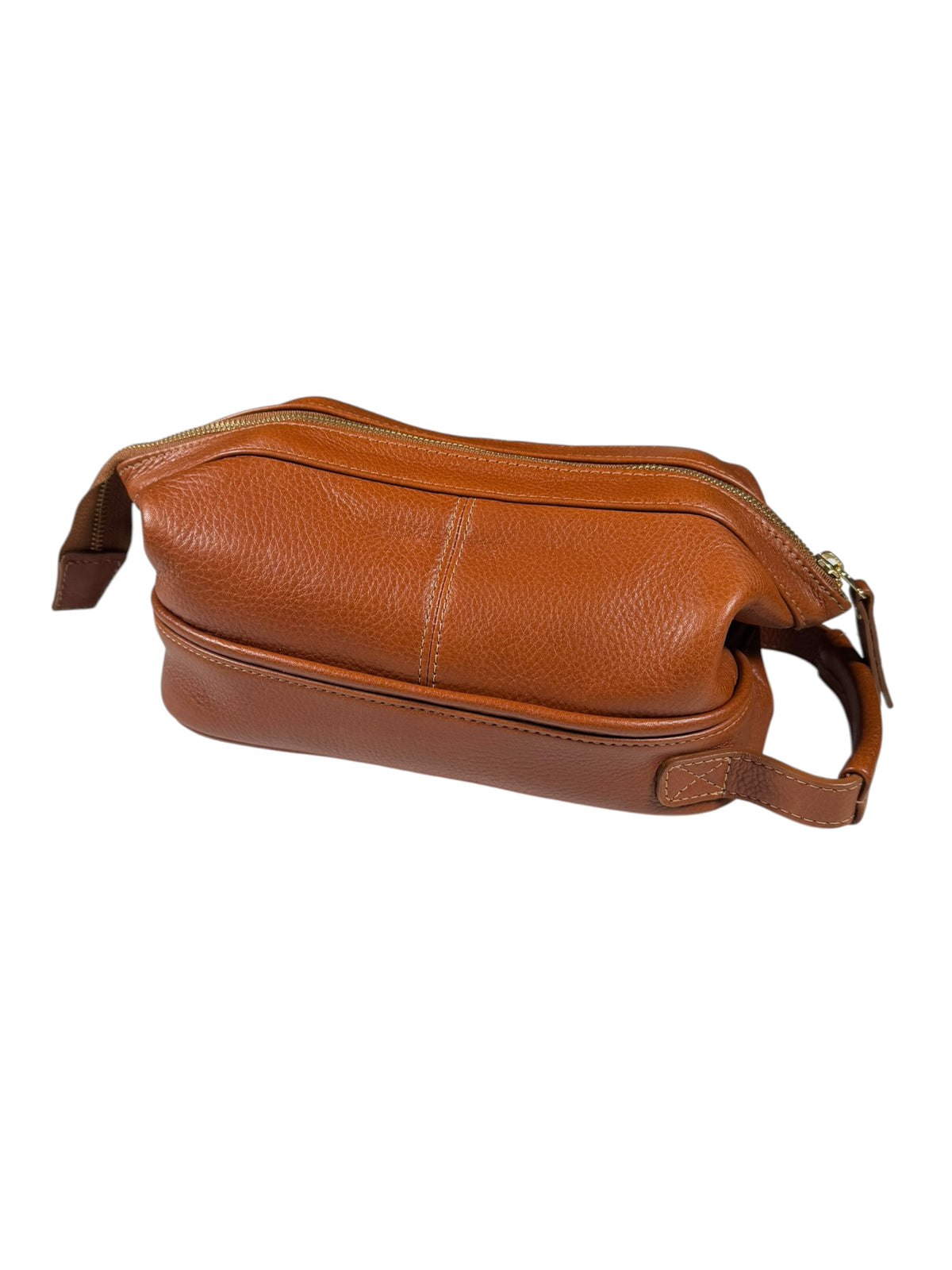 ASTON LEATHER - TOILETRY BAG - TAN