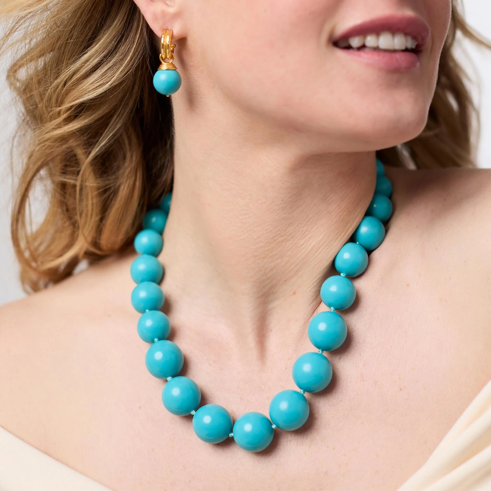 JULIE VOS BONBON STATEMENT NECKLACE - PALMETTO GREEN