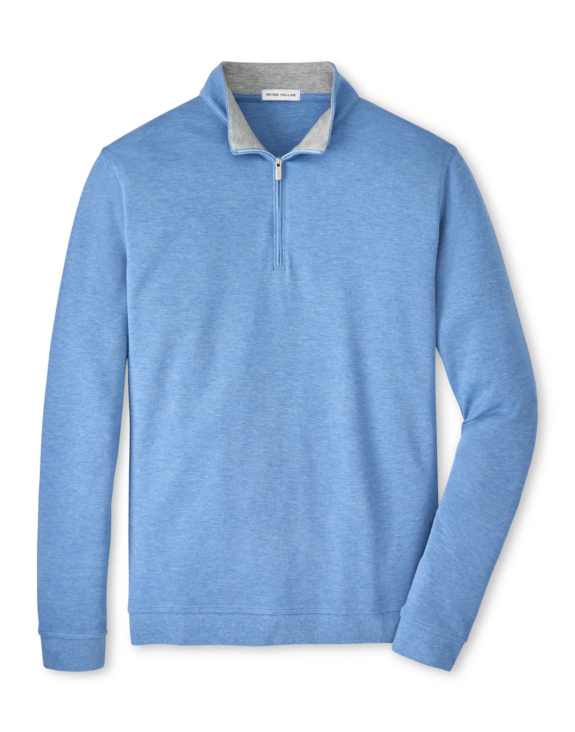 PETER MILLAR CROWN COMFORT PULLOVER SWEATER - BLUEBIRD