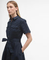BARBOUR IVY MIDI DRESS - DARK NAVY