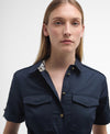 BARBOUR IVY MIDI DRESS - DARK NAVY