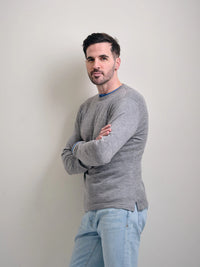LEFT COAST TEE CASHMERE CREW TEE - PEARL